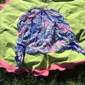 Lily Pulitzer Beach cover up, casual flowing dress